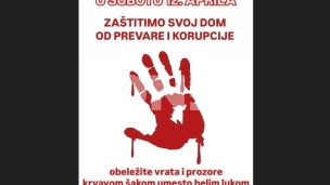 Crvene šake na domovima